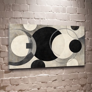  Egyensúlyi körök absztrakt falikép - vászonkép 40x23 cm - Meska.hu