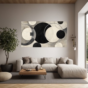  Egyensúlyi körök absztrakt falikép - vászonkép 40x23 cm - otthon & életmód - dekoráció - kép & falikép - vászonkép - Meska.hu
