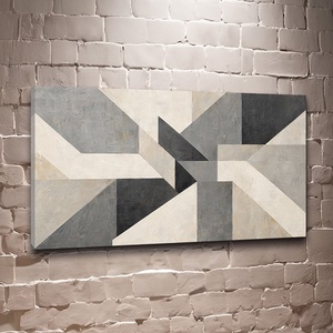     Töréspontok csendje absztrakt falikép - vászonkép 40x23 cm - Meska.hu
