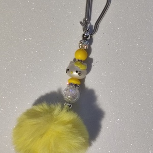 Egyedi készítésű Hello Kitty kulcstartó/táskadísz  - táska & tok - kulcstartó & táskadísz - kulcstartó - Meska.hu