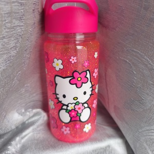 Hello Kitty csillámos kulacs  - otthon & életmód - konyhafelszerelés, tálalás - italos kellékek - kulacsok - Meska.hu