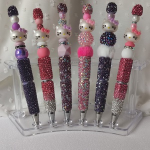 Strasszos Hello Kitty Kézműves tollak - Meska.hu
