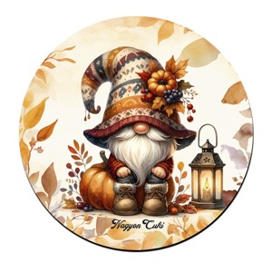 Cuki őszi manó mintás bögre alátét, , , MESKA