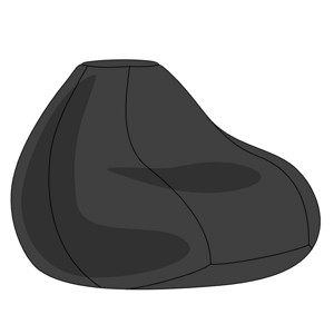 Szürke Kültéri XXL Babzsákfotel Huzat, Otthon & Életmód, Bútor, Babzsák huzat, Babzsák, , MESKA