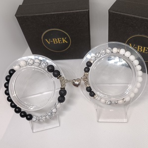 Páros karkötő  Fény és Árnyék Harmónia, Ékszer, Karkötő, Gyöngyös karkötő, Gyöngyfűzés, gyöngyhímzés, MESKA