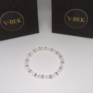 Jégkristály Csillogás - ékszer - karkötő - gyöngyös karkötő - Meska.hu