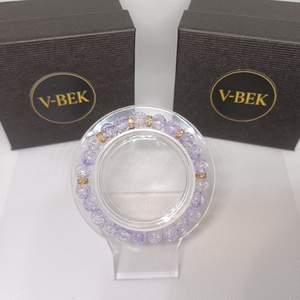 Levendula Álom - ékszer - karkötő - gyöngyös karkötő - Meska.hu