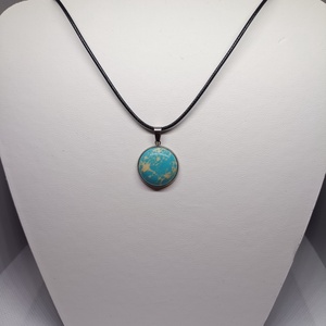 Celestial Gem Pendant Collection - Világos türkiz tengerhatású medál, Ékszer, Nyaklánc, Medálos nyaklánc, Ékszerkészítés, MESKA