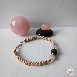 Karkötő ásvány golyókkal - ékszer - ékszerszett - Meska.hu