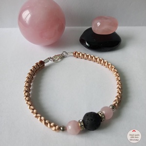 Karkötő ásvány golyókkal - ékszer - ékszerszett - Meska.hu