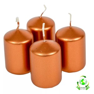 Adventi metál gyertya szett 40x60mm - bronz, Kellékek & szerszámok, Dekorációs gyertya, Dekorációs kellékek, , MESKA