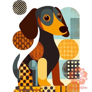 Pop art tacskó v4 - ruha & divat - babaruha & gyerekruha - póló - Meska.hu