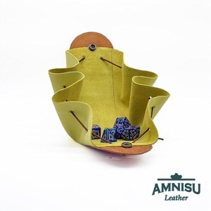 Konyakbarna - sárga bőr 2in1 szütyő és kockatálca M9021-2007 - játék & sport - szerepjáték - Meska.hu