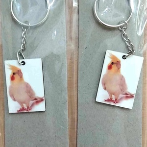 Nimfa papagáj kulcstartó , Táska & Tok, Kulcstartó & Táskadísz, Kulcstartó, Mindenmás, MESKA