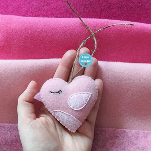 Szív madár csomag - ünnepi díszek, dekorációk - húsvéti díszek és dekorációk - húsvéti tojásfadíszek - Meska.hu