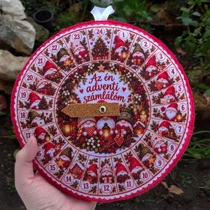 Manós adventi számoló / naptár - Meska.hu
