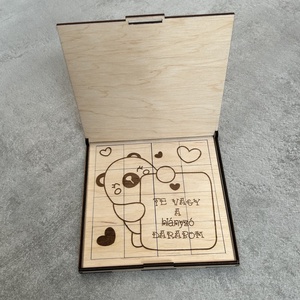 Személyre szabható - szívhezszóló szerelmes puzzle és doboz - játék & sport - puzzle - forma puzzle - Meska.hu
