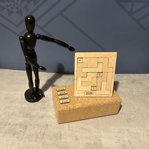 Személyre szabható fa puzzle-naptár   kreatív megoldás a mindennapokra - naptár, Otthon & Életmód, Dekoráció, Fali és függő dekoráció, Falinaptár & Öröknaptár, , MESKA