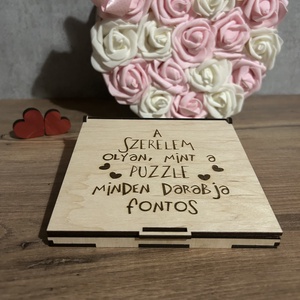 Személyre szabható - szívhezszóló szerelmes puzzle és doboz - játék & sport - puzzle - forma puzzle - Meska.hu