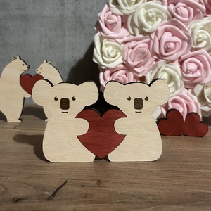 Koala fa kirakó  különleges ajándék szeretteidnek - akár Valentin-napra - játék & sport - puzzle - forma puzzle - Meska.hu