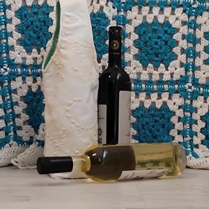 Textil boros, italos táska - otthon & életmód - konyhafelszerelés, tálalás - italos kellékek - italtartó - Meska.hu