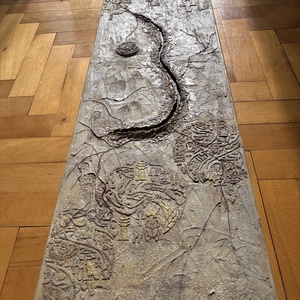 Az ido emlekezete Egyiptom texturalt falpanel 30x100 cm - művészet - festmény - festmény vegyes technika - Meska.hu