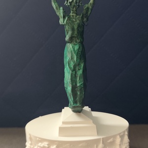  18cm magas Szabadságszobor 3d talapzaton  - otthon & életmód - dekoráció - asztal és polc dekoráció - könyvszobor - Meska.hu
