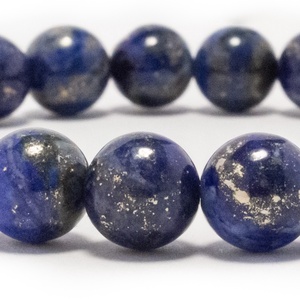Lápisz lazuli nyaklánc - ékszer - nyaklánc - gyöngyös nyaklánc - Meska.hu