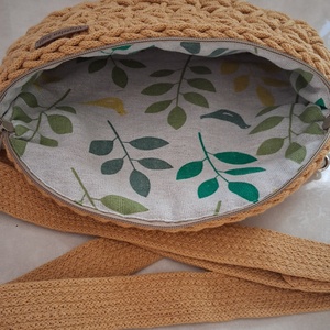 Horgolt övtáska - táska & tok - kézitáska & válltáska - vállon átvethető táska - Meska.hu