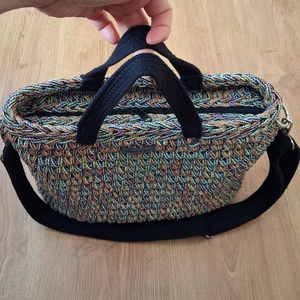 Horgolt táska  - táska & tok - kézitáska & válltáska - nagy pakolós táska - Meska.hu