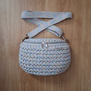 Horgolt övtáska, Táska & Tok, Kézitáska & válltáska, Vállon átvethető táska, Horgolás, Varrás, MESKA