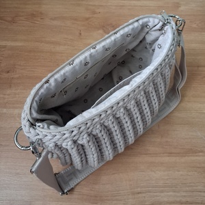 Horgolt táska  - táska & tok - kézitáska & válltáska - nagy pakolós táska - Meska.hu