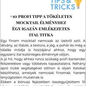 Mocktail e-book -Alkoholmentes italok minden alkalomra  - könyv & zene - könyv - Meska.hu
