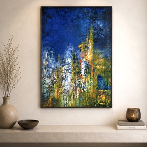 Lüktető éjszaka - Akril festmény 50x70 cm - művészet - festmény - akril - Meska.hu