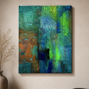 Utazás - Akril festmény vásznon, 40x50 cm - művészet - festmény - akril - Meska.hu