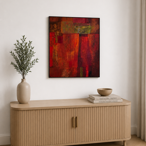 Bíbor harmónia - Akril festmény vásznon, 50x60 cm - művészet - festmény - akril - Meska.hu