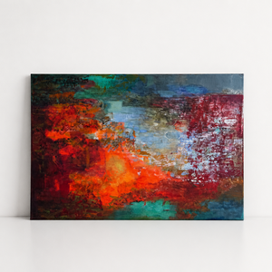 Napmeder - Akril festmény vásznon, 50x70 cm - művészet - festmény - akril - Meska.hu