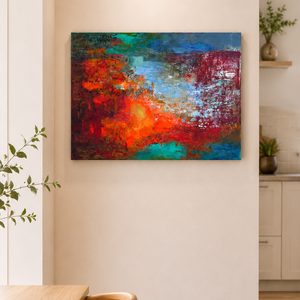 Napmeder - Akril festmény vásznon, 50x70 cm - művészet - festmény - akril - Meska.hu