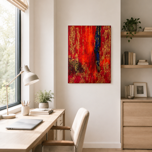 Narancsáram - Akril festmény vásznon, 60x80 cm, Művészet, Festmény, Akril, Festészet, MESKA