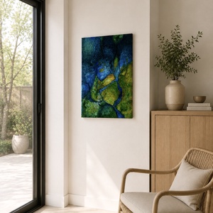 Élénk átmenet - Akril festmény vásznon, 50x70 cm - művészet - festmény - akril - Meska.hu