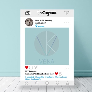 Egyedi Instagram (szelfi) fotó keret - otthon & lakás - dekoráció - kép & falikép - képkeret - Meska.hu