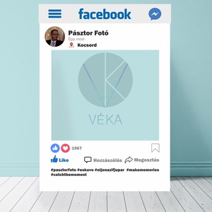 Egyedi Facebook (szelfi) keret  - Meska.hu