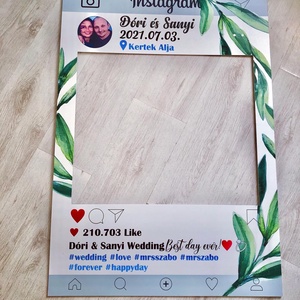 Egyedi Instagram (szelfi) fotó keret - otthon & életmód - dekoráció - kép & falikép - képkeret - Meska.hu