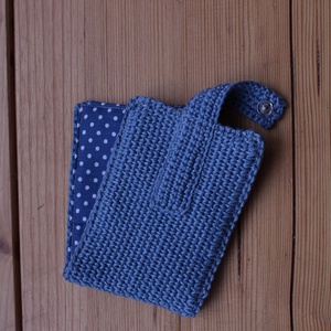 Horgolt (s varrott) irattartó #3 - táska & tok - pénztárca & más tok - kártyatartó & irattartó - Meska.hu