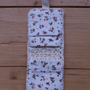 Horgolt (s varrott) irattartó #5 - táska & tok - pénztárca & más tok - kártyatartó & irattartó - Meska.hu