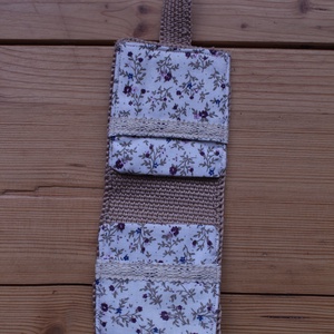 Horgolt (s varrott) irattartó #6 - táska & tok - pénztárca & más tok - kártyatartó & irattartó - Meska.hu