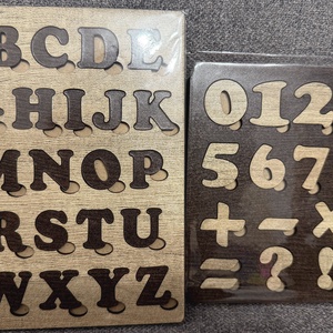 Számos , Abc puzzle szett, Játék & Sport, Puzzle, Hagyományos puzzle, Famegmunkálás, MESKA