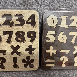 Számos , Abc puzzle szett - játék & sport - puzzle - hagyományos puzzle - Meska.hu
