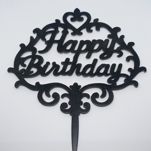 Happy Birthday - tortadísz, Otthon & Életmód, Konyhafelszerelés, tálalás, Sütés, főzés, Sütidísz, Festett tárgyak, MESKA