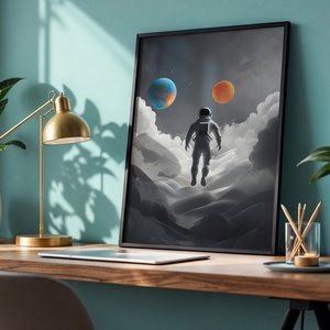 Álomvilág - Sci-Fi Poszter Falikép - Digitális Letöltés, Otthon & Életmód, Dekoráció, Kép & Falikép, Poszter, Fotó, grafika, rajz, illusztráció, MESKA